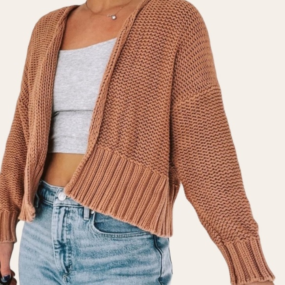 Aerie Easy Cropped Knit Cardigan 💕